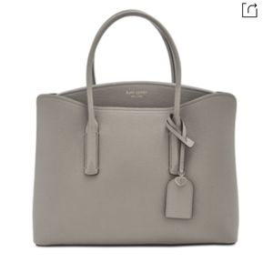 NWT Kate Spade Margaux Large Work Tote-TrueTaupe